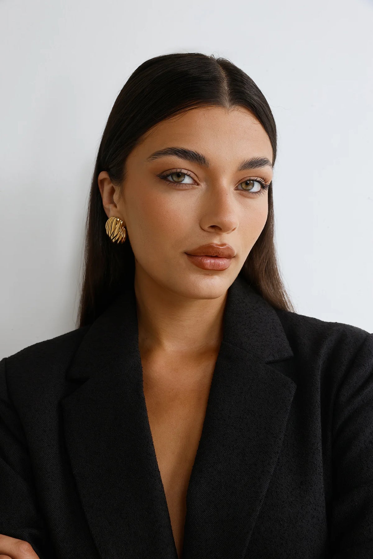 Sent With Love Earrings Gold